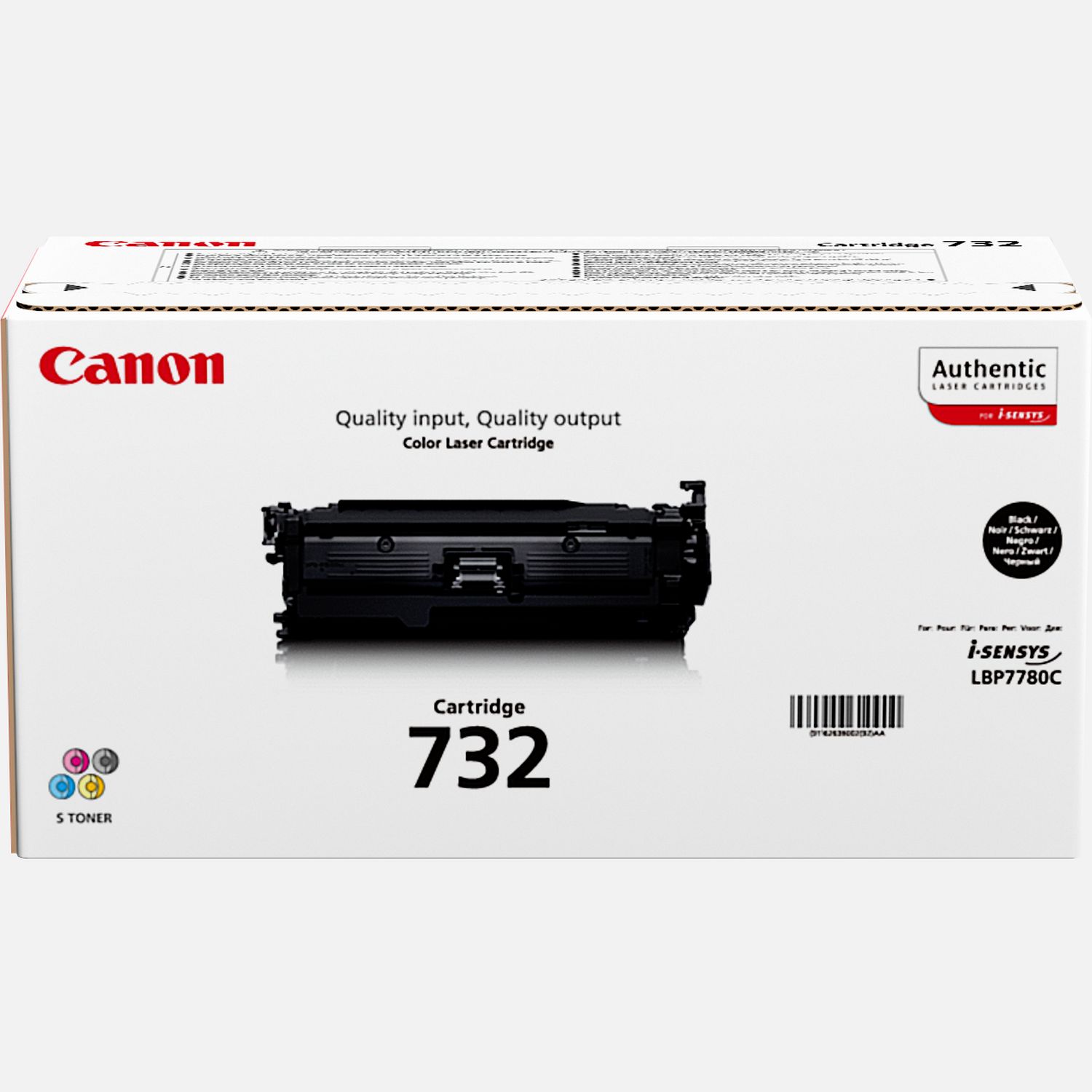 Cartouche toner noir Canon 732BK