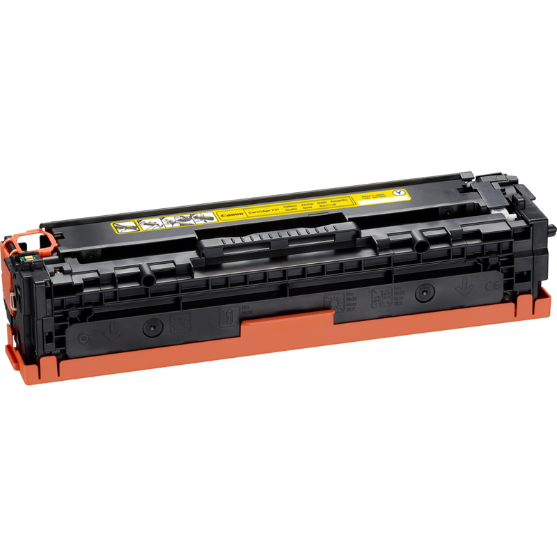 Canon 731Y Yellow Toner Cartridge Product Front Left View