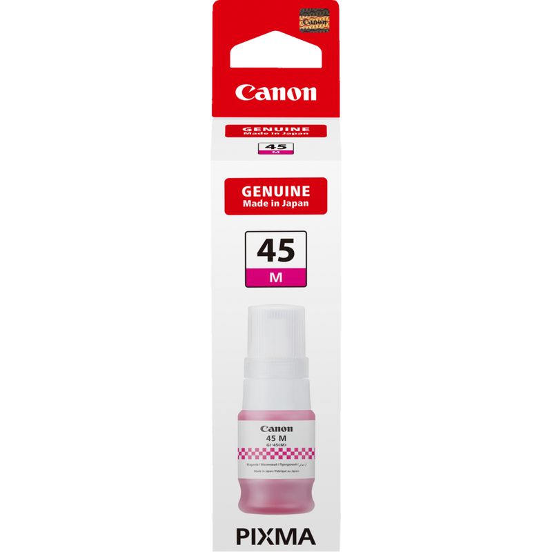 Canon GI-45M Magenta Ink Bottle Product Package front view