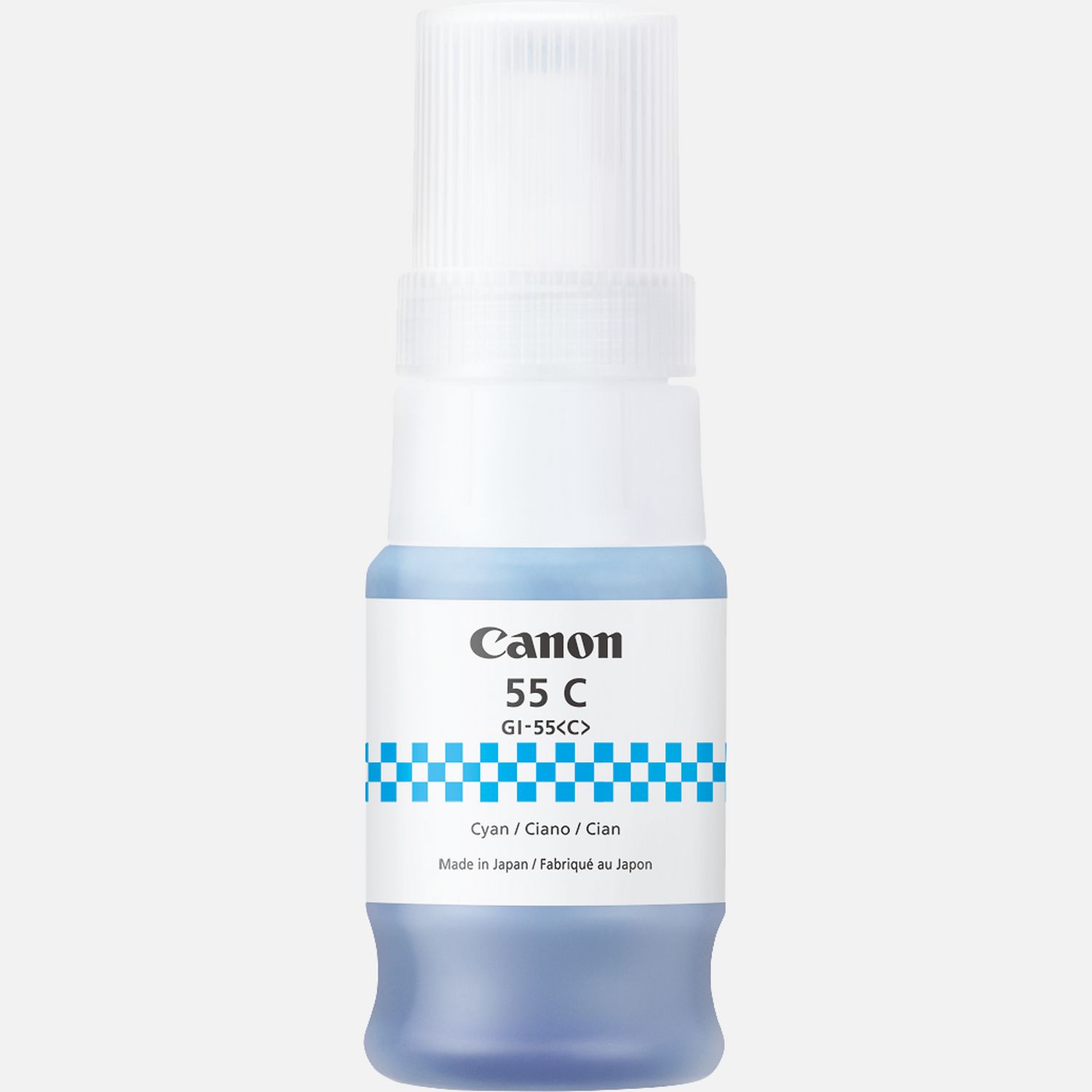 Bouteille d'encre cyan Canon GI-55C