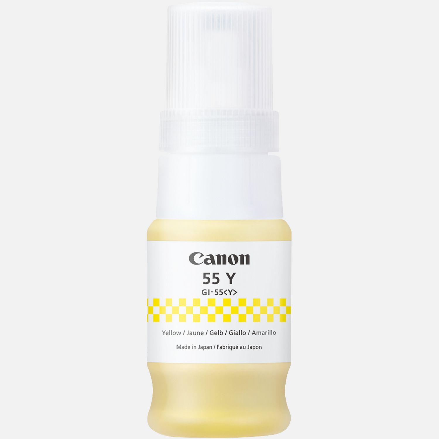 Bouteille d'encre jaune Canon GI-55Y