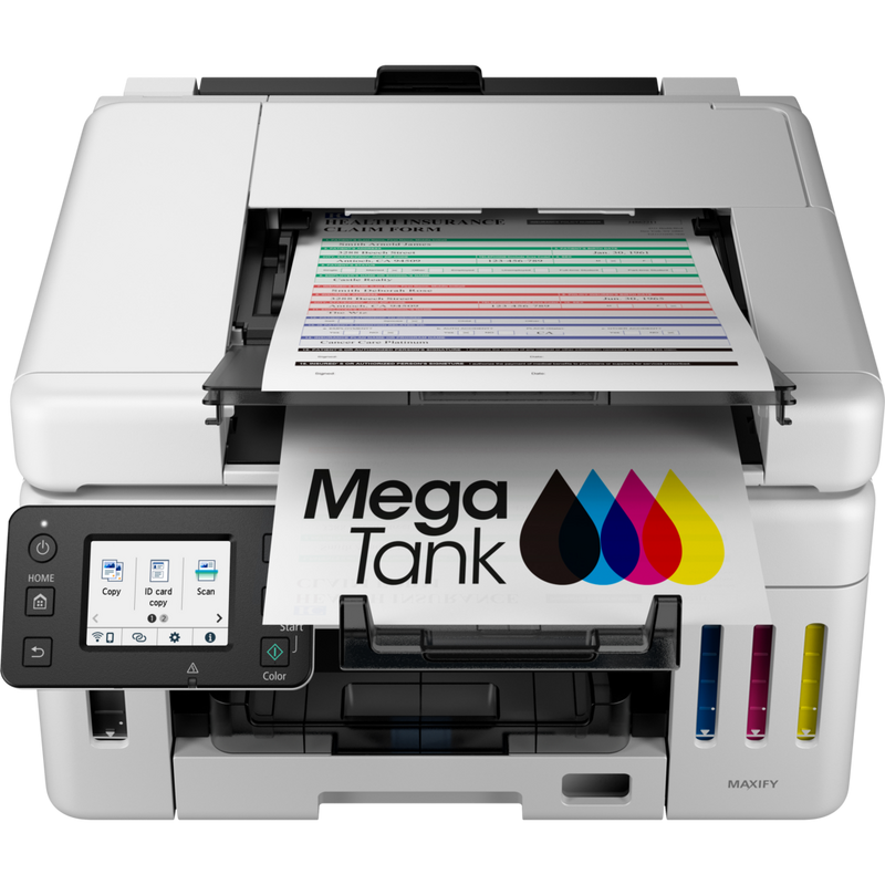 MAXIFY GX6550 Wireless 3-in-1 Refillable MegaTank Inkjet Printer Product Front View