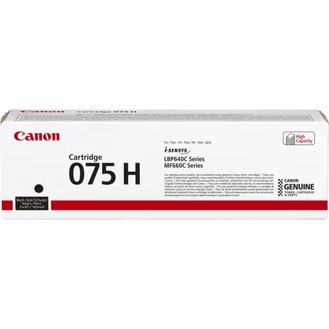 Canon 075 H High Yield Black Toner Cartridge
