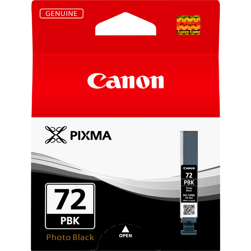 Cartucho de tinta negra para foto Canon PGI-72PBK Producto Vista frontal