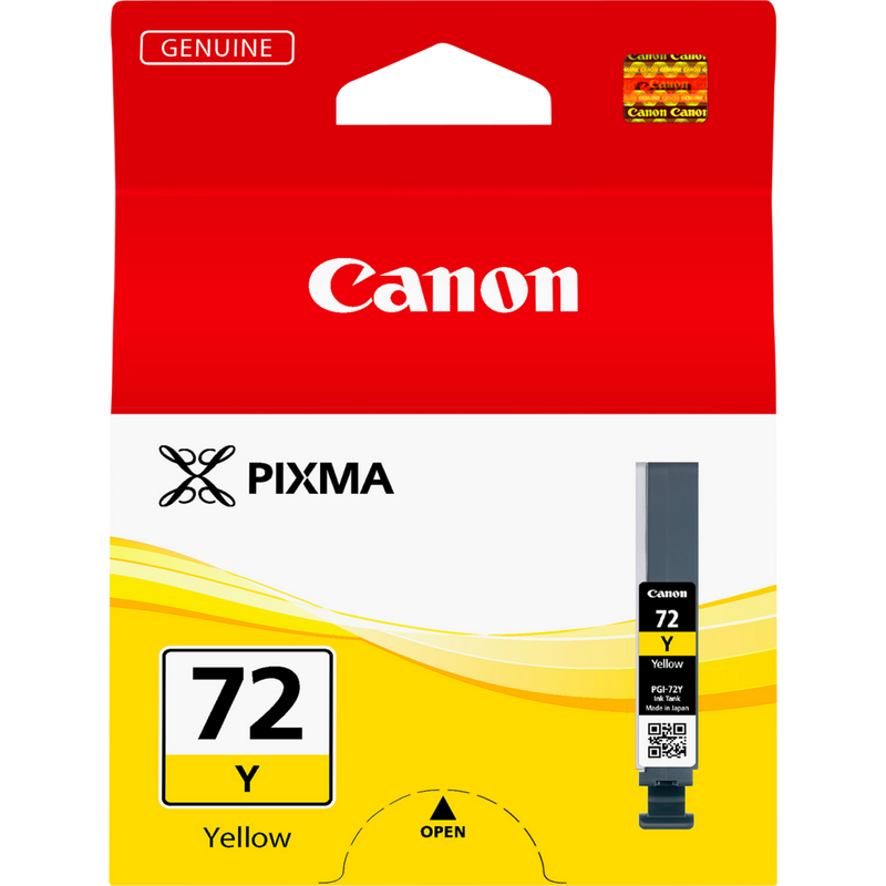 Canon PGI-72Y Tinte Gelb Produkt Vorderansicht