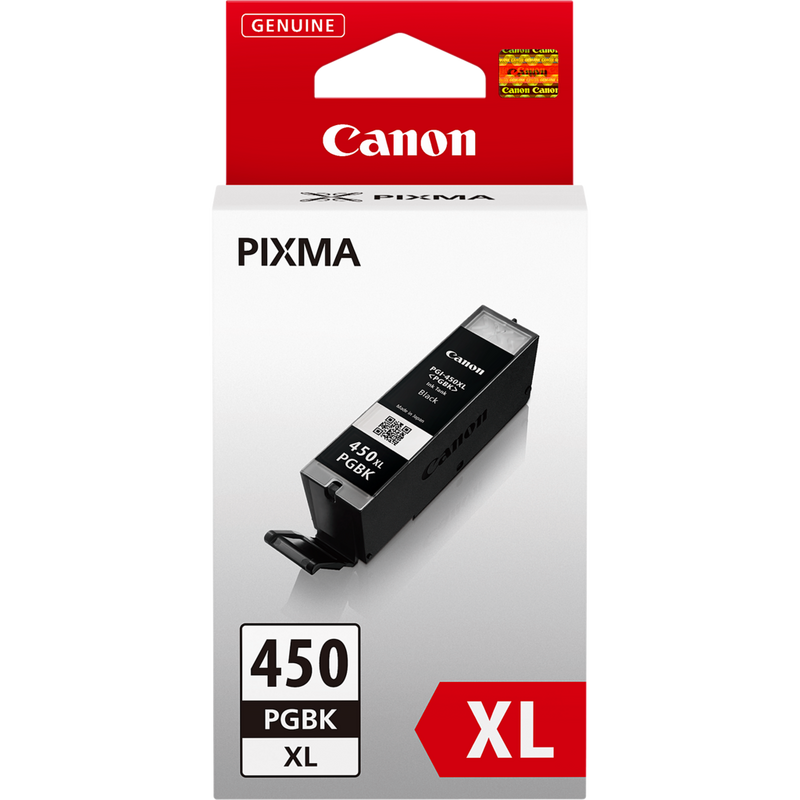 Canon PGI-450PGBK XL High Yield Pigment Black Ink Cartridge Product Front View