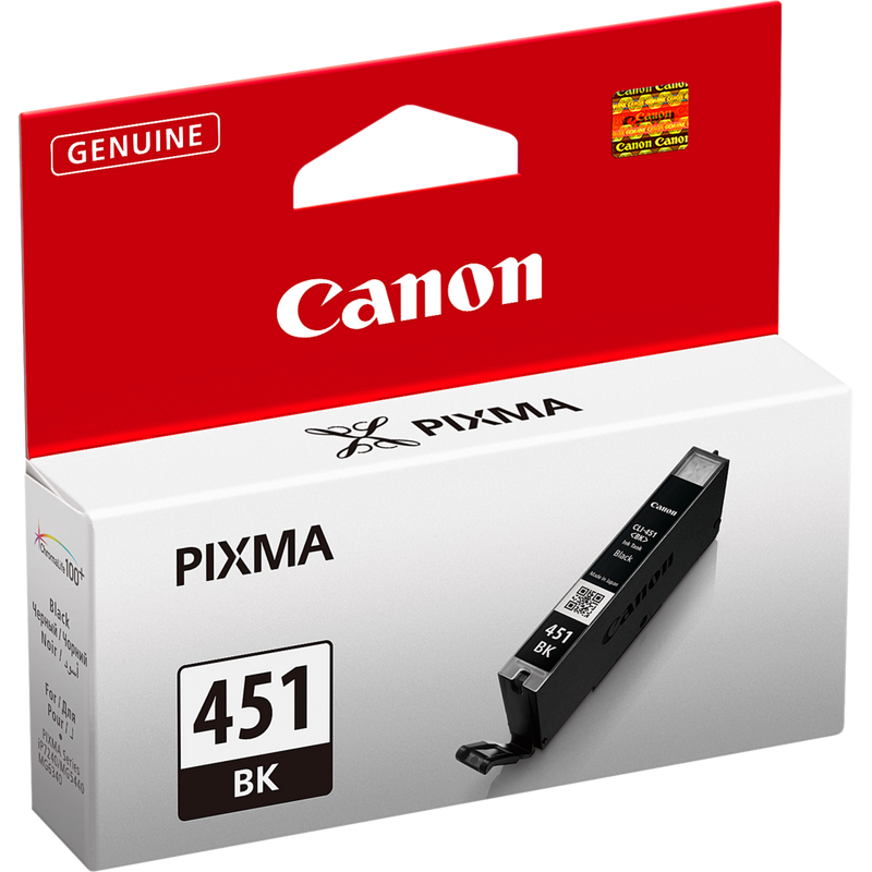 Canon CLI-451BK Black Ink Cartridge Product Left View