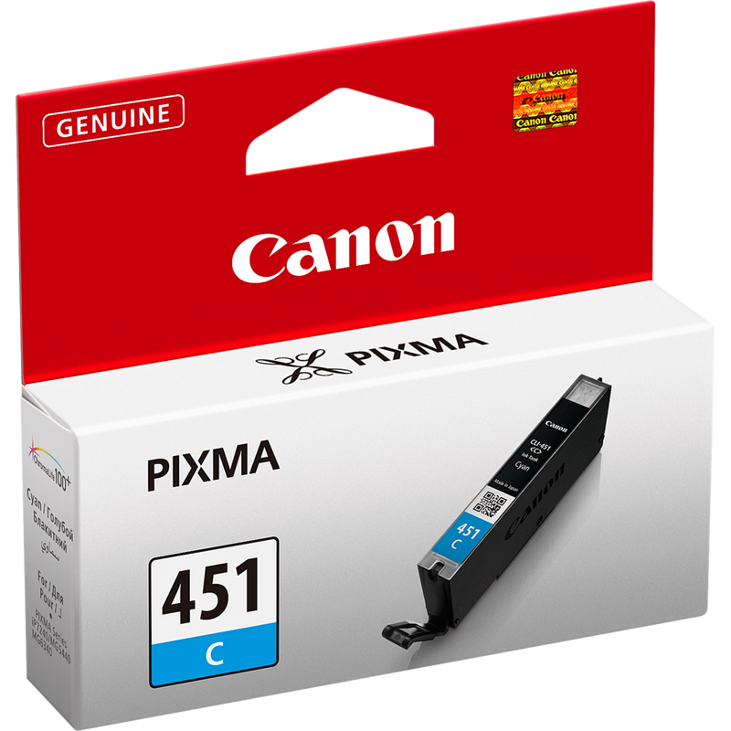 Canon CLI-451C Cyan Ink Cartridge Product Left View