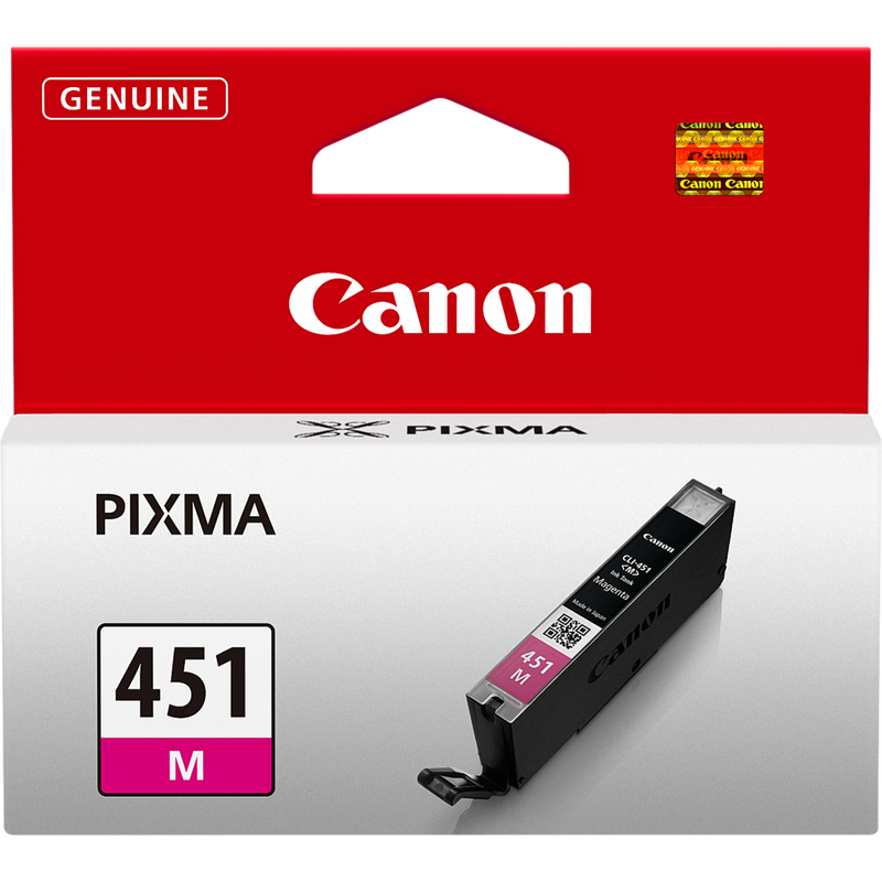 Canon CLI-451M Magenta Ink Cartridge Product Front View
