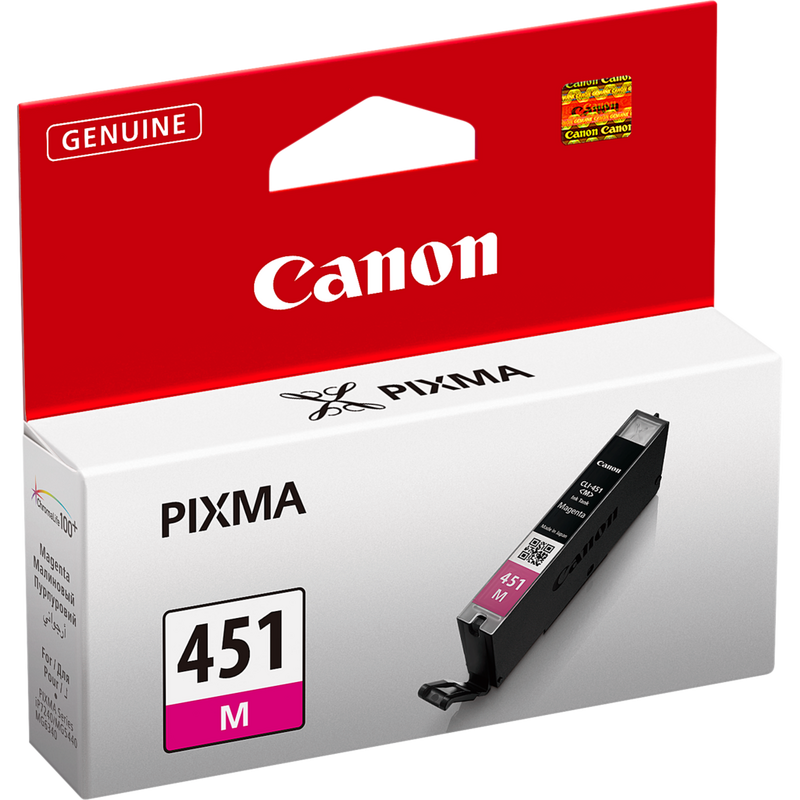 Canon CLI-451M Magenta Ink Cartridge Product Left View
