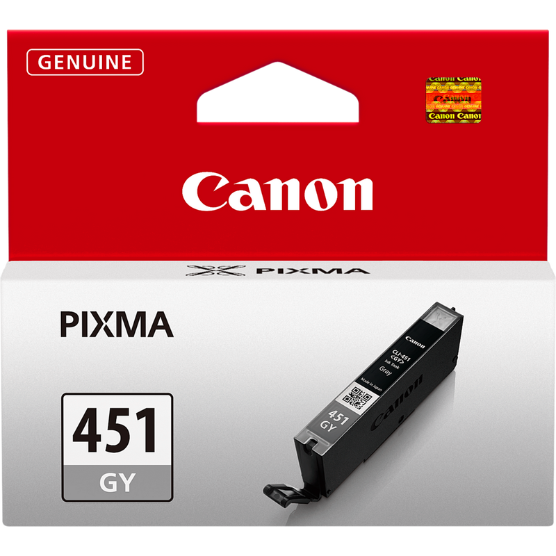 Canon CLI-451GY Grey Ink Cartridge Product Front View
