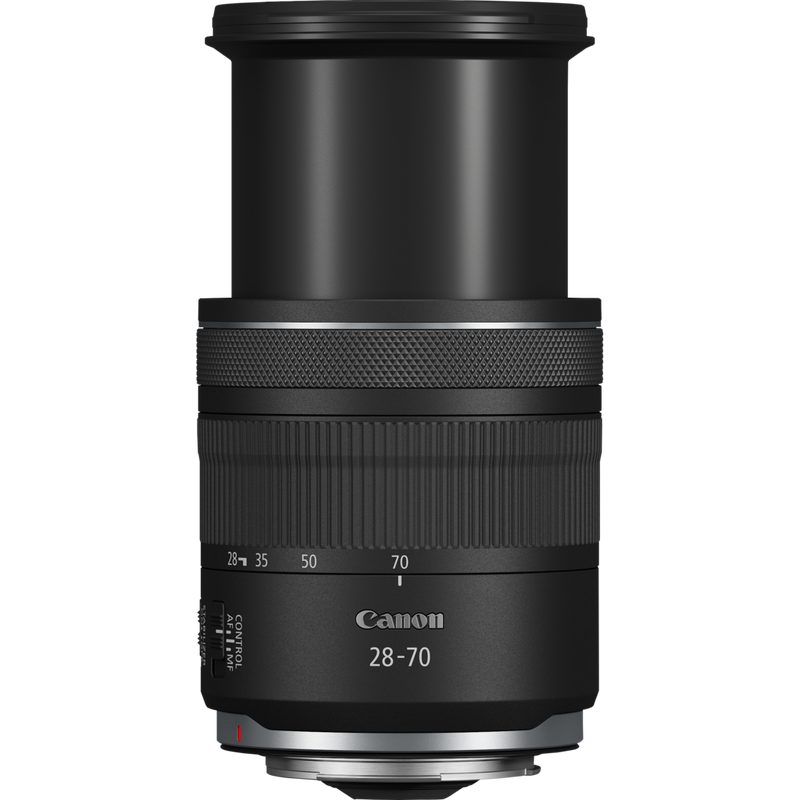 Canon RF 28-70mm F2.8 IS STM Lens Product Lens extended