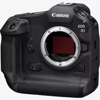 Canon EOS R1 Mirrorless Camera Body Product Front Left View