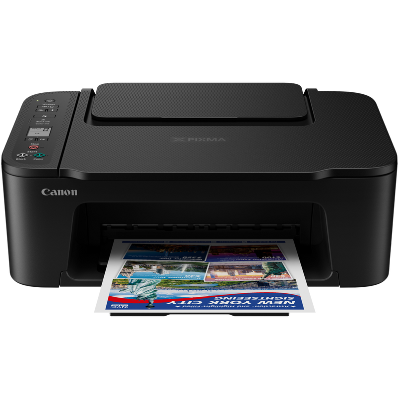 Canon PIXMA TS3640 Wireless Colour All-in-One Inkjet Photo Printer, Black Product Product with open tray