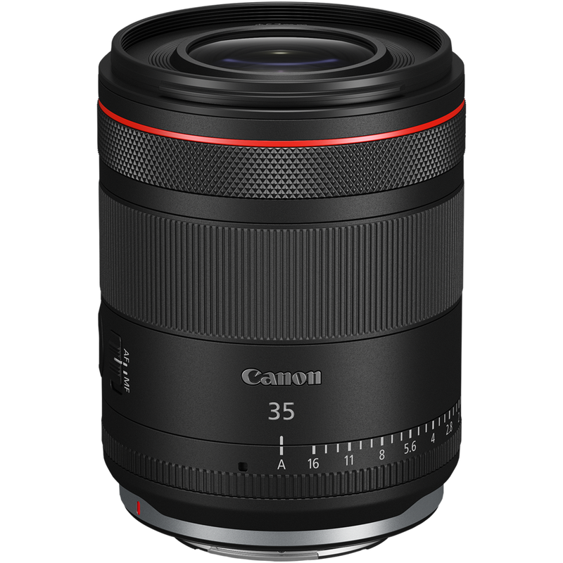Objectif Canon RF 35mm F1.4L VCM Produit Vue avant du dessus
