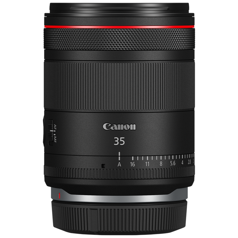 Objectif Canon RF 35mm F1.4L VCM Produit Vue avant avec capuchon