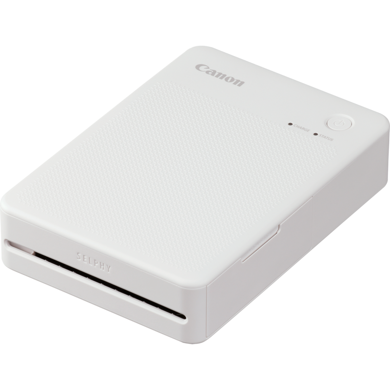 Canon SELPHY QX20 Portable Colour Photo Wireless Printer, Sand White Product Top View