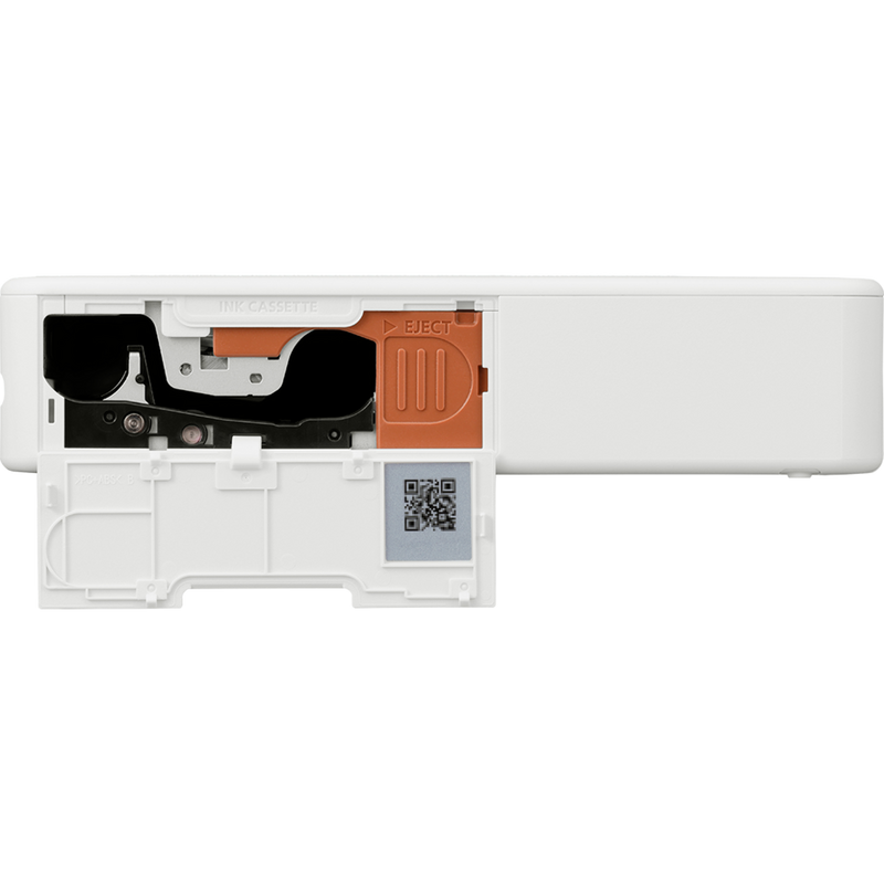 Canon SELPHY QX20 Portable Colour Photo Wireless Printer, Sand White Product Open view