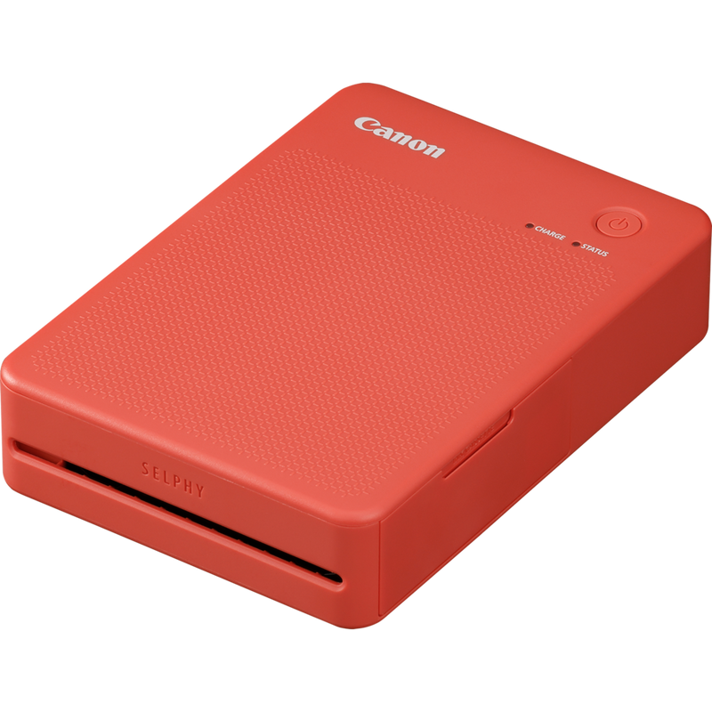 Canon SELPHY QX20 Portable Colour Photo Wireless Printer, Terracotta Red Product Top View