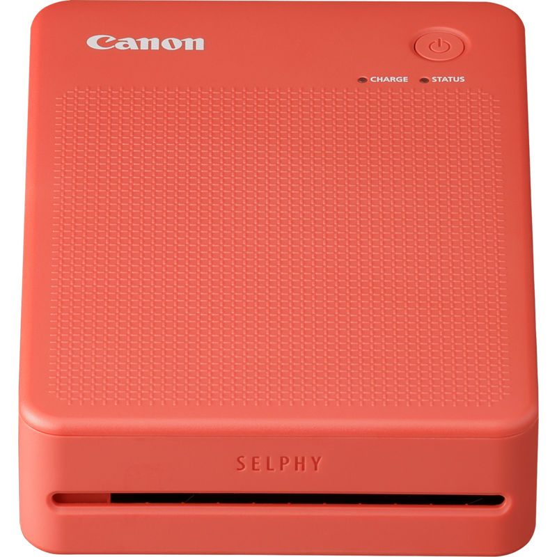 Canon SELPHY QX20 Portable Colour Photo Wireless Printer, Terracotta Red Product Lower View