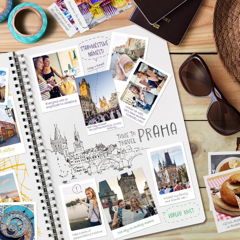 Canon XC-60L-sett med blekk/papir – 54 x 85 mm, 60 ark Bilde som viser trykte bilder, en hatt og solbriller