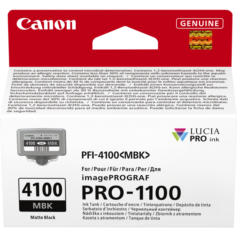 Canon PFI-4100MBK Matte Black Ink Cartridge