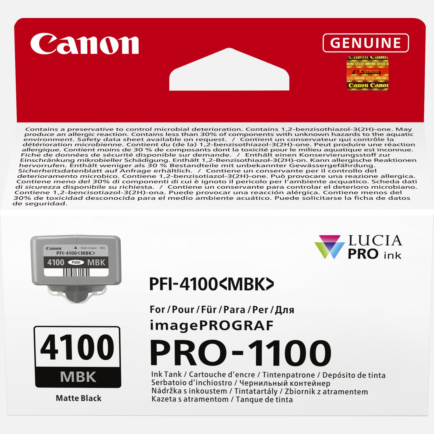 

Canon PFI-4100MBK Matte Black Ink Cartridge