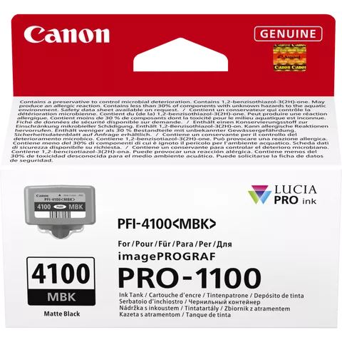 Canon PFI-4100MBK Matte Black Ink Cartridge