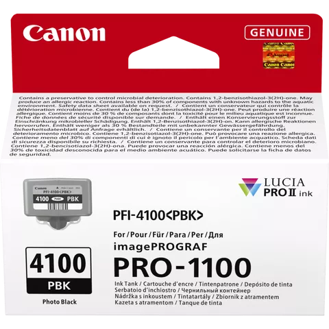 Canon PFI-4100PBK Photo Black Ink Cartridge