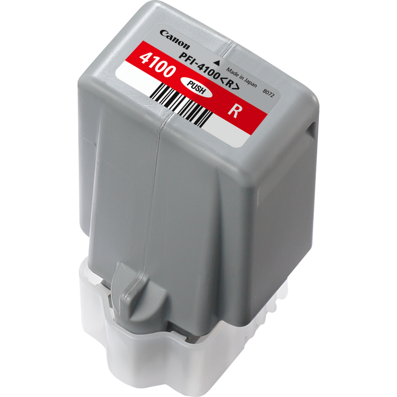 Canon PFI-4100R Producto Vista superior diagonal