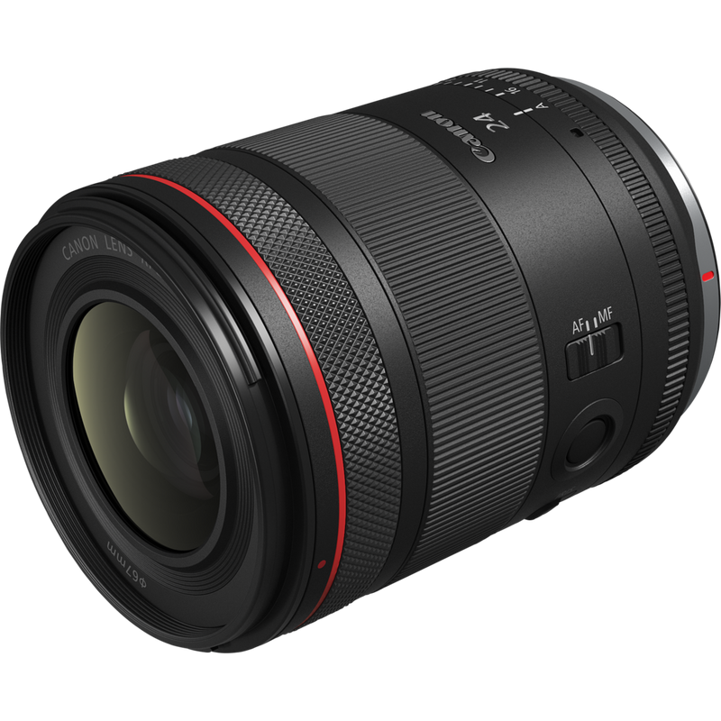 Objectif Canon RF 24mm F1.4L VCM Produit Vue inclinée