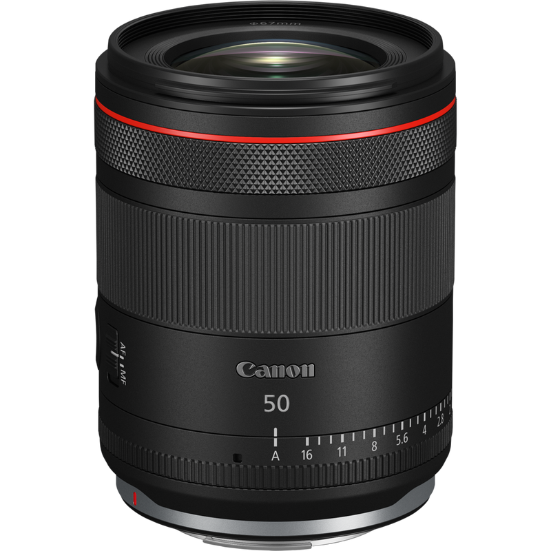 Canon RF 50mm F1.4L VCM Lens Product Top View
