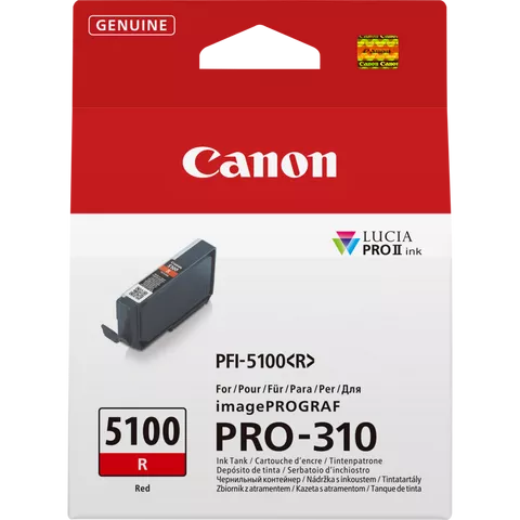 Canon PFI-5100R Red Ink Cartridge
