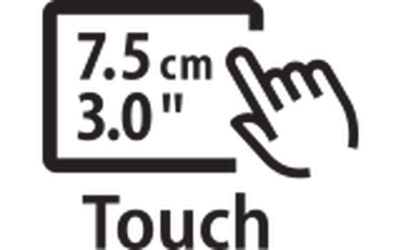 7.5cm Touchscreen