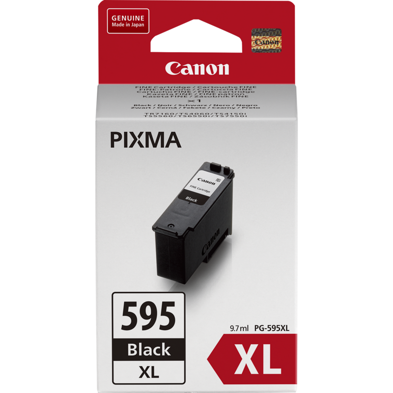 Canon PG-595XL High Yield Black Ink Cartridge