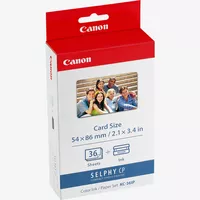 Canon KC-36IP Colour Ink + 54 x86 mm Paper Set, 36 Sheets Product Left View