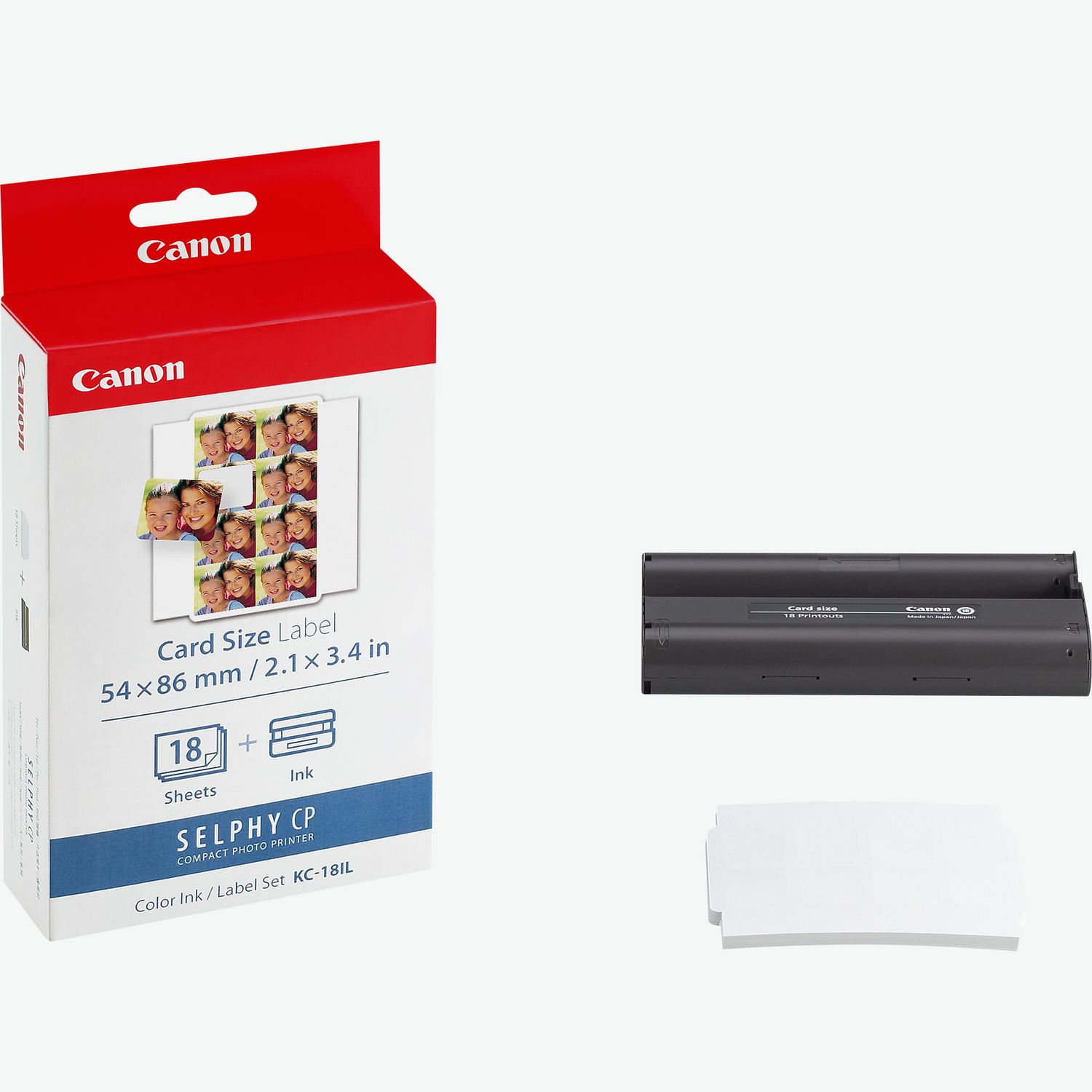 Kit imprimante photo portable Canon SELPHY CP1500, blanche + 54