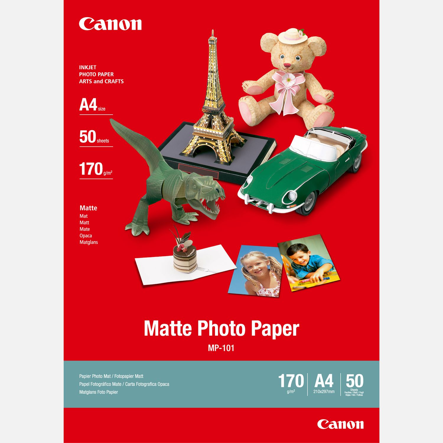 Papier photo mat A4 Canon MP-101 - 50 feuilles — Boutique Canon France