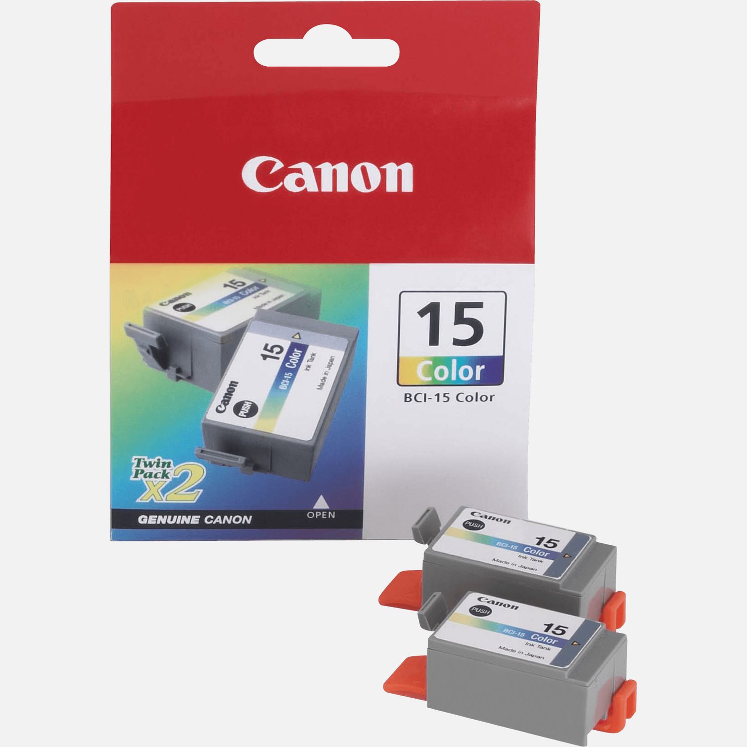 Cartouche d'encre couleur Canon BCI-15 C/M/Y