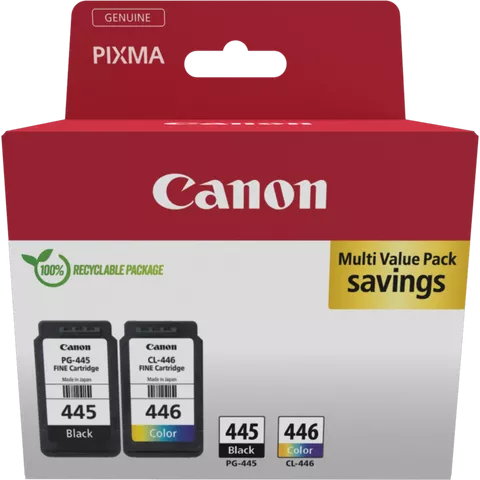 Canon PG-445/CL-446 BK/C/M/Y Ink Cartridge Multipack