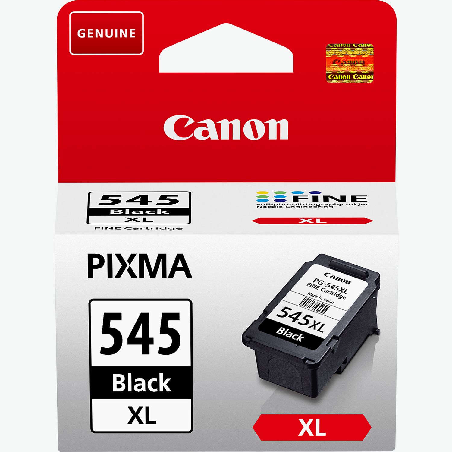 Cartouche d'encre noire pour imprimante Canon MG2550 Pixma, PG545