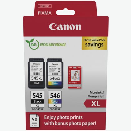 Pack Impresora Multifunción Tinta CANON Pixma TS3350 Color + Cartuchos  Compatibles PG545 y CL546 - PACKTS3350