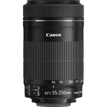 【中古】 Buy Canon Store OY Canon — Lens STM IS f/4-5.6 55-250mm EF-S レンズ(ズーム)