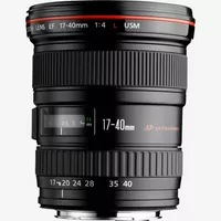 Canon EF 17-40mm f/4L USM Lens Product Front View