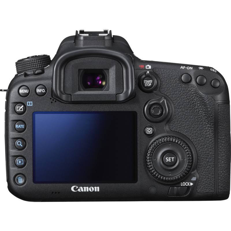 Canon EOS 7D Mark II Body + W-E1 Wi-Fi Adapter Product Back View