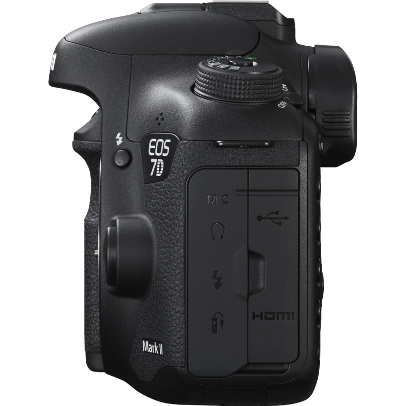 Canon EOS 7D Mark II Body + W-E1 Wi-Fi Adapter Product Right View