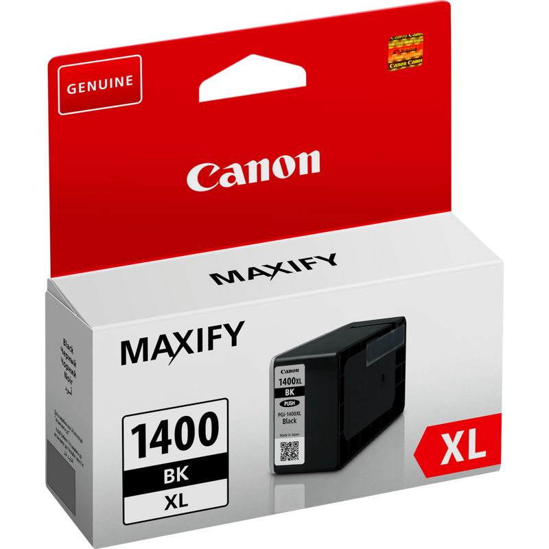 Canon PGI-1400XL High Yield Black Ink Cartridge Product Left View