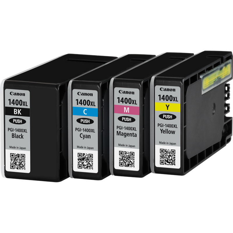 Canon PGI-1400XL High Yield BK/C/M/Y Ink Cartridge Multipack Product Multi-Pack Cartridge