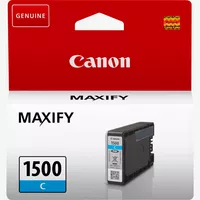 Canon PGI-1500C Cyan Ink Cartridge Product Front View