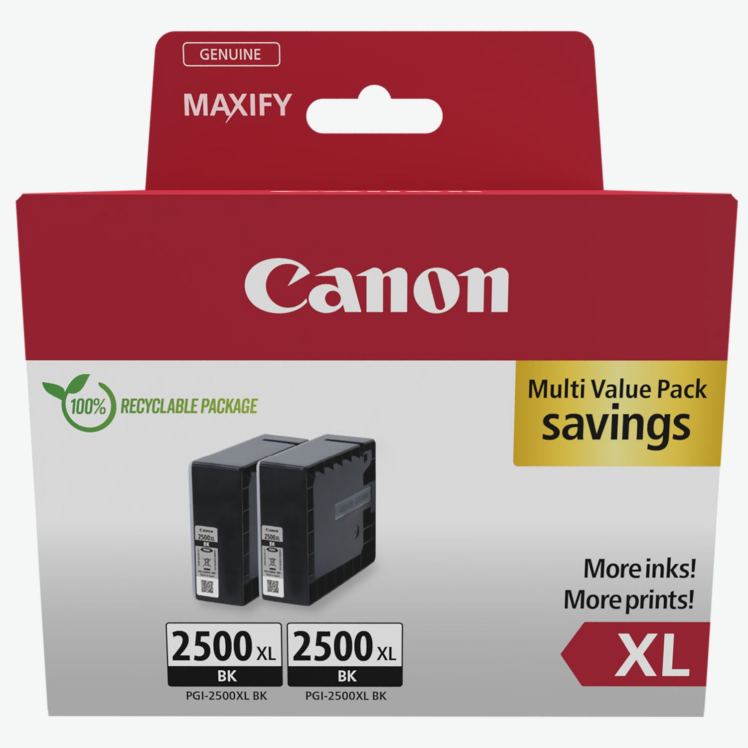 Multipack de cartouches d'encre Canon PGI-2500 BK/C/M/Y — Boutique Canon  France